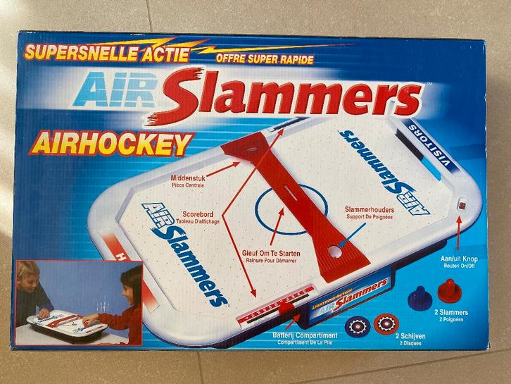 Jeu de table Air Slammers (Hockey sur table), Enfants & Bébés, Jouets | Tables de jeux, Utilisé, Enlèvement ou Envoi