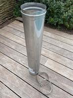 Inox enkelwandige buis, Doe-het-zelf en Bouw, Buizen en Afvoer, Nieuw, Ophalen of Verzenden, Minder dan 2 meter, 80 mm of meer