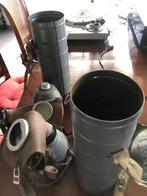 Twee gasmaskers tweede wereldoorlog perfecte staat, Verzamelen, Militaria | Tweede Wereldoorlog, Ophalen