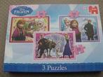 Disney Frozen 3 puzzels 50 stukken, Ophalen of Verzenden, Zo goed als nieuw