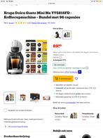 Dolce gusto mini me, Enlèvement ou Envoi, Neuf, Cafetière, Dosettes et capsules de café