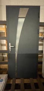 Aluminium deuren, Ophalen, 80 tot 100 cm, 200 tot 215 cm, Glas
