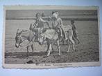 Postkaart Zoute: Promenades à dos d'âne, Affranchie, Flandre Occidentale, 1920 à 1940, Enlèvement ou Envoi