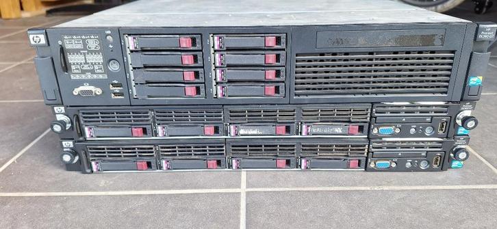 3x Servers HPE Proliant Gen7, Computers en Software, Servers, Gebruikt, Hot swappable onderdelen, Ophalen