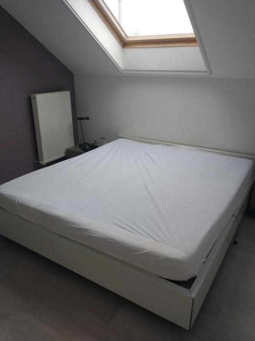 Bed Interlübke +  2 aparte matrassen + 2 aparte bedbodems, Huis en Inrichting, Slaapkamer | Matrassen en Bedbodems, Gebruikt, Bedbodem