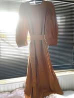 Bruine jurk, met riem, Ophalen, Maat 42/44 (L)