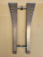 Antieke Art Deco deurklink greep voor winkeldeur groot, Minder dan 80 cm, Minder dan 200 cm, Ophalen of Verzenden, Buitendeur