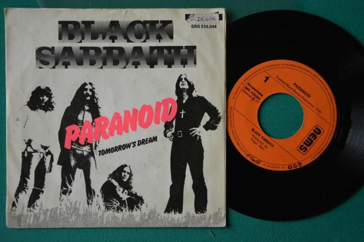 Black Sabbath – Paranoid - vinyl singel (12), Cd's en Dvd's, Vinyl Singles, Gebruikt, Single, Rock en Metal, 7 inch, Ophalen of Verzenden