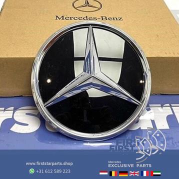 Mercedes AMG STER LOGO GLANS CHROOM W176 W177 W205 W117 W118 beschikbaar voor biedingen