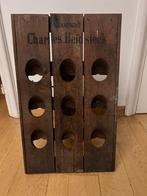 Charles Heidsieck Champagne rek - Eikenhout, Gebruikt, Ophalen of Verzenden, Hout, 5 tot 15 flessen