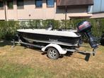 Boot terhi met trailer + mercury 60pk, Watersport en Boten, Motorboten en Motorjachten, Ophalen, Gebruikt, 50 pk of meer, Snelvarend