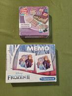 Memo Frozen + houten speelset playtive junior, Gebruikt, Ophalen