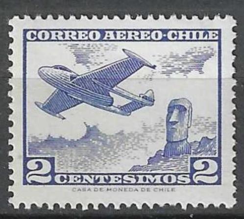 Chili 1960/1964 - Yvert 204APA - Vliegtuig en Paaseiland (PF, Timbres & Monnaies, Timbres | Amérique, Non oblitéré, Envoi