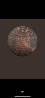 Zeer oude munt. Namen  1 liard 1710, Postzegels en Munten, Munten | België, Ophalen of Verzenden