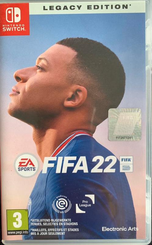 FIFA22 Legacy Edition, Games en Spelcomputers, Games | Nintendo Switch, Zo goed als nieuw, Platform, 3 spelers of meer, Vanaf 3 jaar