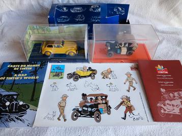 2 schaalmodellen Kuifje Tintin beschikbaar voor biedingen