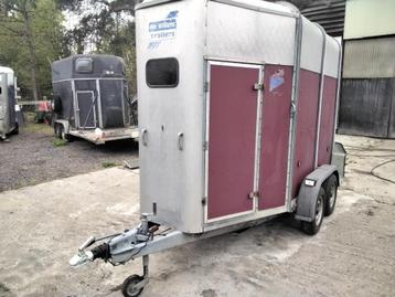 Ifor williams hb 505, Ophalen, Gebruikt, Aluminium, 2-paards trailer