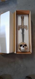 skull doodshoofd met mes, Nieuw, Ophalen of Verzenden