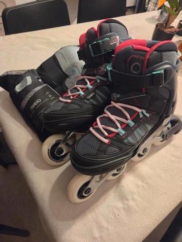 Inline Skates Oxelo + tas + bescherming beschikbaar voor biedingen
