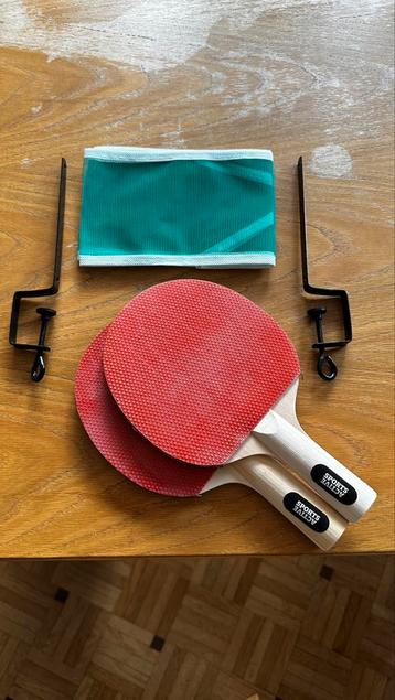 NOUVEAU Set PingPong Complet Raquettes Filet Supports Balles beschikbaar voor biedingen