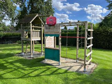 Klimtoestel Wickey Smart Action + schommel + houten huisje, Kinderen en Baby's, Speelgoed | Buiten | Speeltoestellen, Ophalen