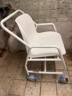 Chaise de douche mobile, Maison & Meubles, Chaises, Douche, Comme neuf, Autres matériaux, Blanc