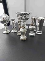 Verzilverde glazen objecten, Maison & Meubles, Accessoires pour la Maison | Autre, Enlèvement, Comme neuf