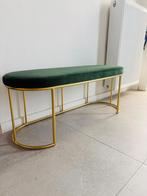 Bank maison du monde, 100 à 125 cm, Fluweel en metaal, Comme neuf, Enlèvement