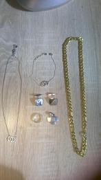 LOT 7 STUKS SIERADEN VAN 925 ZILVER, Handtassen en Accessoires, Ophalen of Verzenden, Zilver, Armband