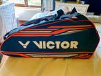 Victor tournament racketbag blue/coral, Ophalen, Gebruikt, Tas