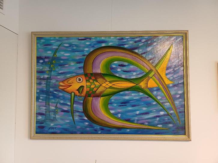 Schilderij Kunstschilder Hugo Vos - IJdelheid, Antiquités & Art, Art | Peinture | Classique, Enlèvement