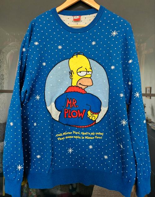 Te koop een mannen sweter met Simpson tekening., Kleding | Heren, Truien en Vesten, Maat 56/58 (XL), Ophalen