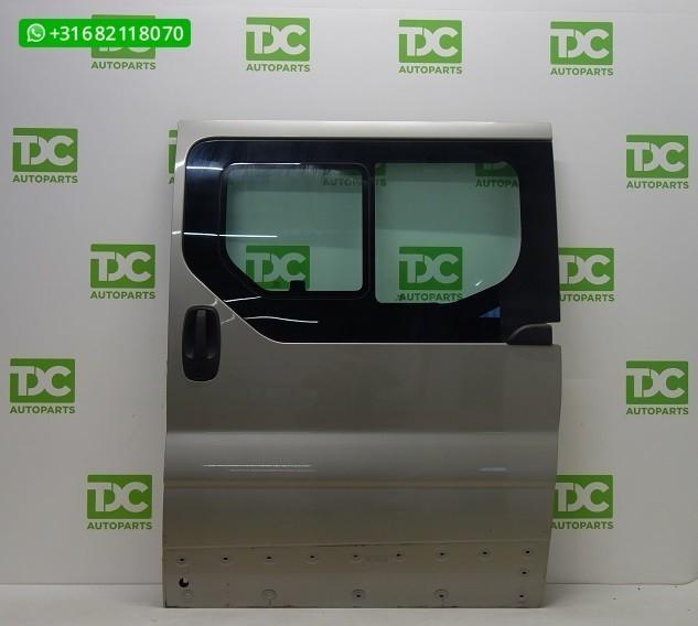 Renault Trafic ('01-'14) Schuifdeur links olijfgroen, Autos : Pièces & Accessoires, Carrosserie & Tôlerie, Porte, Renault, Gauche