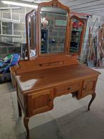 Kaptafel in eik met regelbare spiegels, Ophalen, Gebruikt