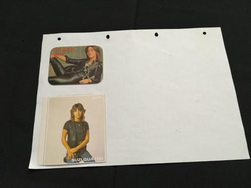 2 Stickers, zelfklevers Joepie Suzi Quatro	775v, Verzamelen, Stickers, Nieuw, Film, Tv of Omroep, Ophalen of Verzenden