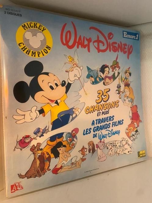 35 Chansons Walt Disney - France 1987, Cd's en Dvd's, Vinyl | Kinderen en Jeugd, Gebruikt, Verzenden