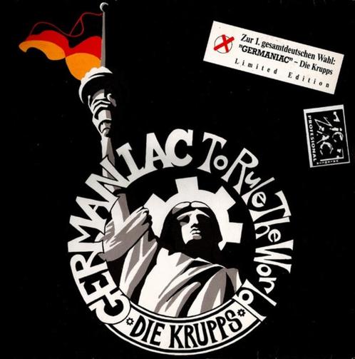 12"  Die Krupps ‎– Germaniac, CD & DVD, Vinyles | Dance & House, Comme neuf, Autres genres, 12 pouces, Enlèvement ou Envoi