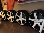 22 inch Mansory velgen met goede banden 5x112, Auto-onderdelen, Ophalen of Verzenden, Band(en)