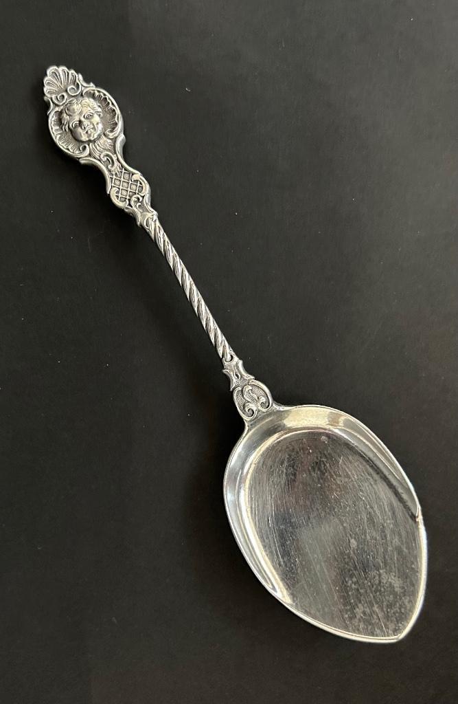 Engels zilver English sterling silver sugar spoon Victorian, Antiek en Kunst, Antiek | Zilver en Goud, Zilver, Ophalen of Verzenden