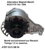 Alternateur Renault Twingo 1  ( 1,2 cc essence ) 1993-1996., Enlèvement ou Envoi, Révisé, Renault
