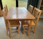 Heel mooi tafel en 4 stoelen, Ophalen, Gebruikt
