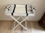 Bijzettafeltje, Huis en Inrichting, Tafels | Bijzettafels, Ophalen, Minder dan 55 cm, Zo goed als nieuw, 60 cm of meer