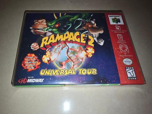 Rampage 2 Universal Tour N64 Game Case (2), Consoles de jeu & Jeux vidéo, Jeux | Nintendo 64, Comme neuf, Envoi