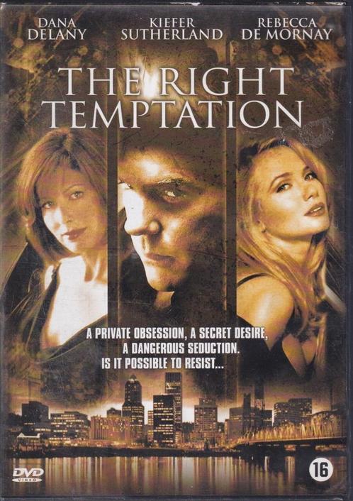 The Right Temptation (2000) Kiefer Sutherland - Rebecca De M, Cd's en Dvd's, Dvd's | Thrillers en Misdaad, Gebruikt, Maffia en Misdaad