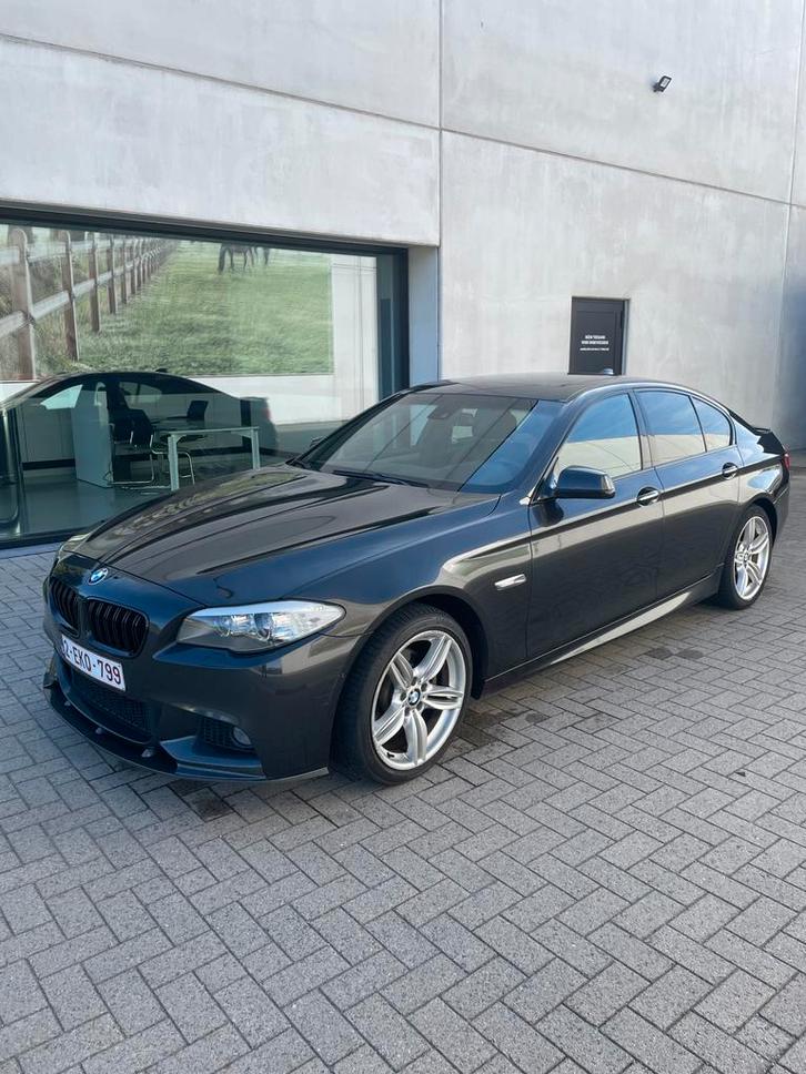 Bmw 520d, Autos, BMW, Particulier, Série 5, Caméra 360°, ABS, Diesel, Euro 5, Berline, 4 portes, Automatique, Noir, Noir, Cuir