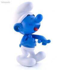 Schtroumpfs rieur leblon delienne, Verzamelen, Smurfen, Zo goed als nieuw, Ophalen