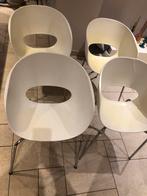 Stoelen 30 euro voor 4 stuks!, Huis en Inrichting, Stoelen, Ophalen, Modern design, Gebruikt, Wit