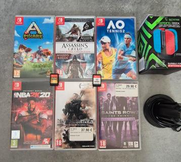 Switch-games en accessoires in uitstekende staat  beschikbaar voor biedingen