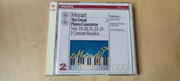 Mozart Great Piano Concertos vol1 concert nrs 19-20-21-23-24 beschikbaar voor biedingen