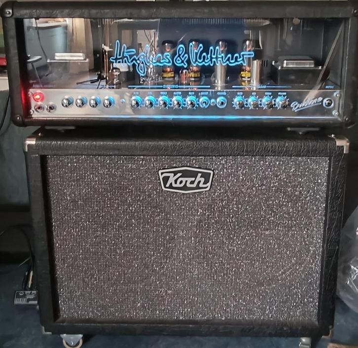 Hughes&Kettner duotone en voodoo lab control switcher, Muziek en Instrumenten, Versterkers | Bas en Gitaar, Gebruikt, Gitaar, 100 watt of meer